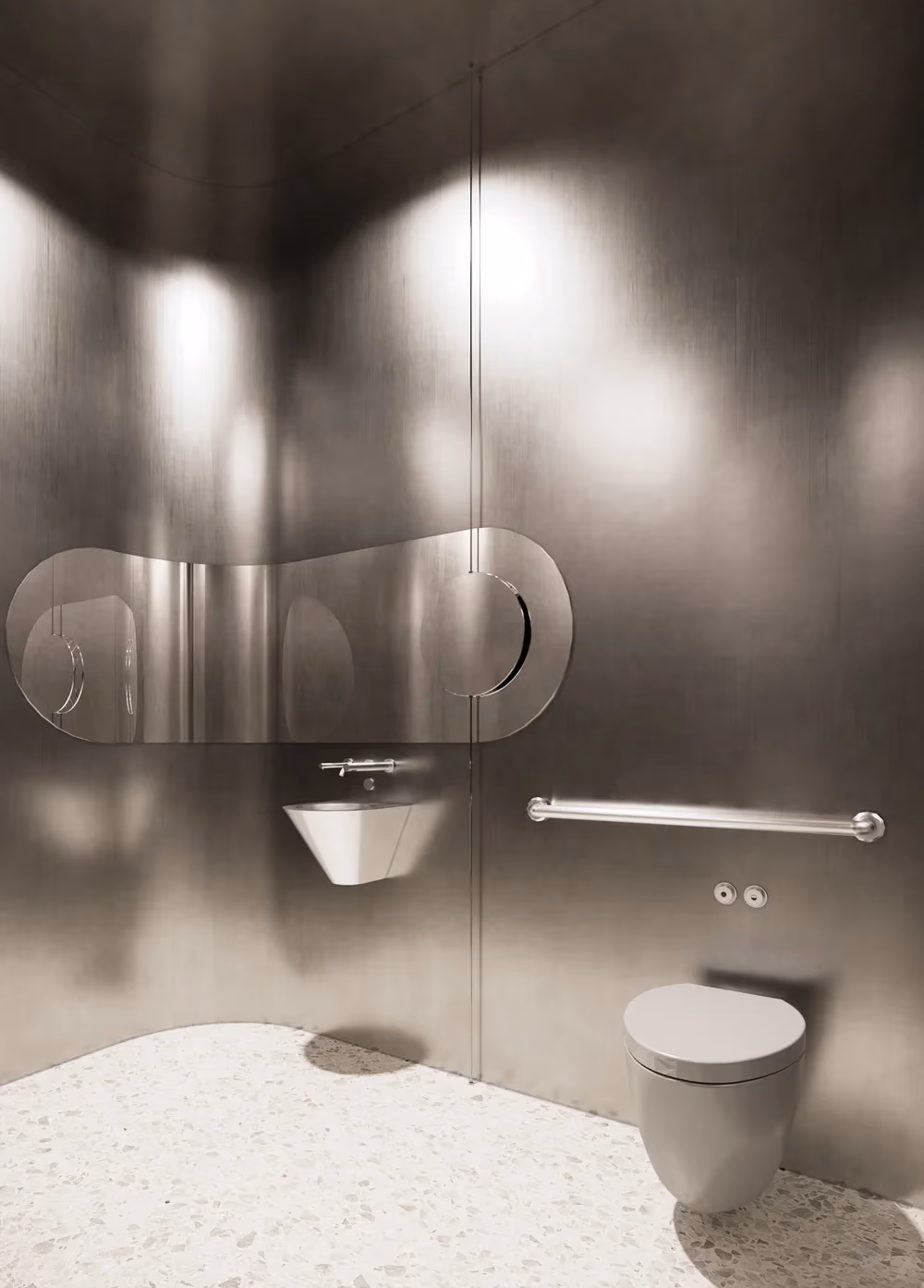 Modern restroom at Smilery